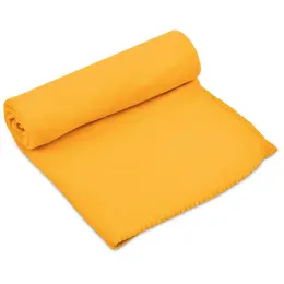 Cuddle Fleece Blanket Dark Yellow